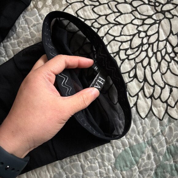 NWOT Harna Wear Knee Pad Stockings - Black, Size M - Picture 3 of 8